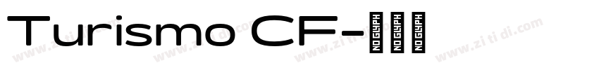 Turismo CF字体转换